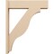 Ekena Millwork 7 1/2-in W x 30-in D x 38-in H Funston Block Rough Cedar Woodgrain TimberThane Outlooker, Primed Tan OUTUR075X30X38FST44RCPR - alternate 6